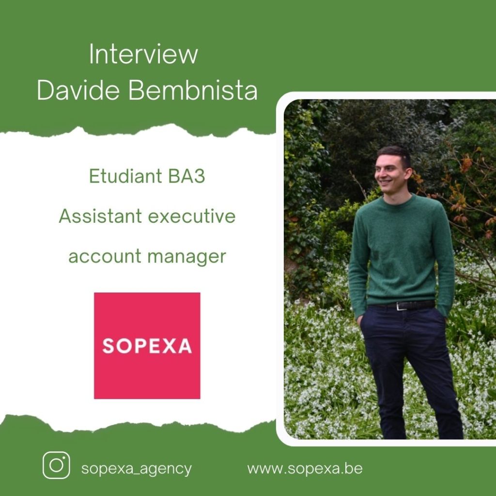 interview - istec bruxelles - davide bembnista - ba3 - alternance